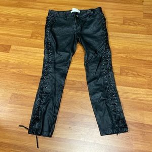 Lamb Leather Pants H&M